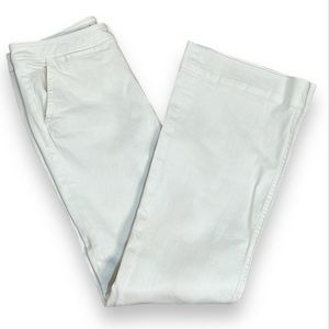 Pilcro High Rise Bootcut Denim Jeans White Wide Leg Trouser Women's 30 Flare Leg